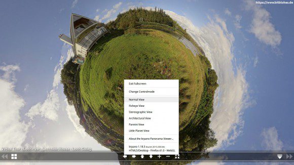 Lochside House am Loch Culag in Lochinver als Little Planet