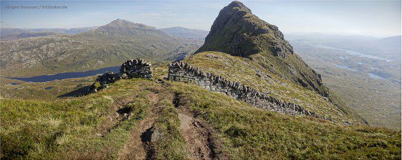 Mauer auf dem Suilven
