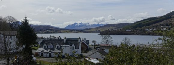 Portree: Blick auf den Black Cuillin